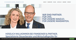 Desktop Screenshot of finkbeiner-partner.de